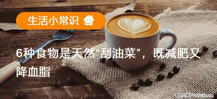【生活小常识】6种食物是天然“刮油菜”,既减肥又降血脂 - 安阳生活资讯 - 安阳28生活网 ay.28life.com